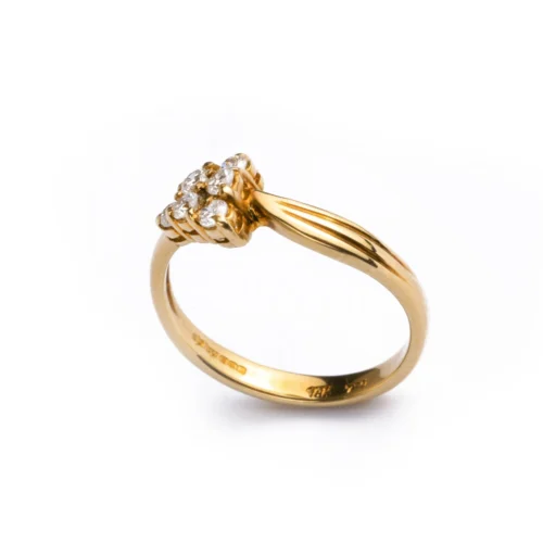 18ct Yellow Gold Diamond Ring Q1702 3 18ct Yellow Gold Diamond Ring Q1702 -Shiny Jewelry Hub Q1702 a scaled