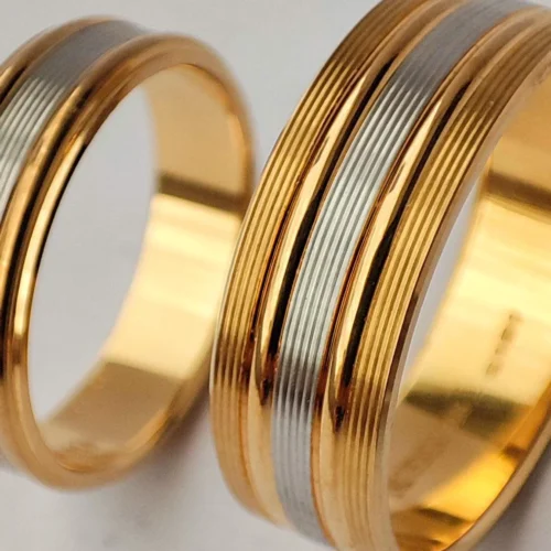 22ct Gold Wedding Band With Diamond Cut And Rhodium Finish LR/GR-8222 -Shiny Jewelry Hub R 822222ct gold wedding band with diamond cut and rhodium finish R 8222 c