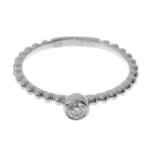 18ct White Gold Diamond Engagement Ring R38284-3020 -Shiny Jewelry Hub R38284 3020 C