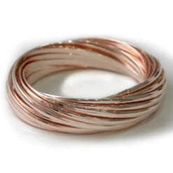 Rose Gold Plated Set Of Fashion Bangles