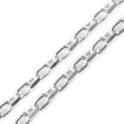 Sterling Silver Belcher Chain | Classic Round-Link Chain For Everyday Wear
