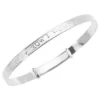Sterling Silver Children's Twinkle Twinkle Little Star Adjustable Bangle.