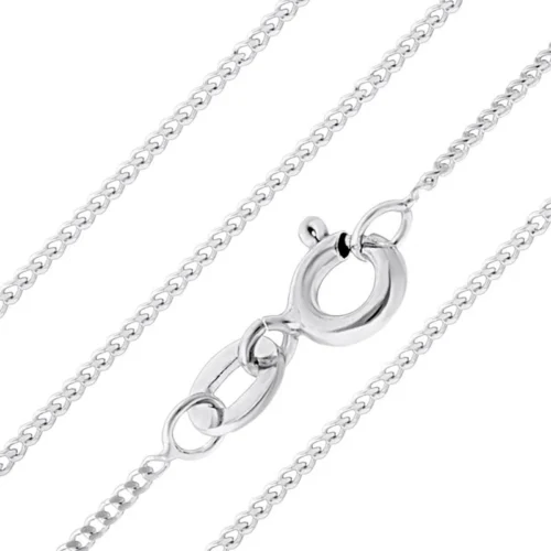 Sterling Silver Curb Chain Necklace | Classic Everyday Chain
