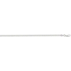 Sterling Silver Curb Chain Necklace | Durable Lobster Clasp Jewellery