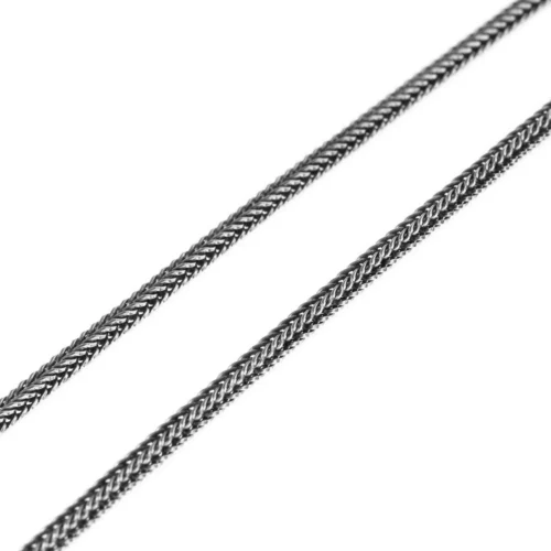 Sterling Silver Spiga Chain | Elegant And Durable Wheat-Style Chain