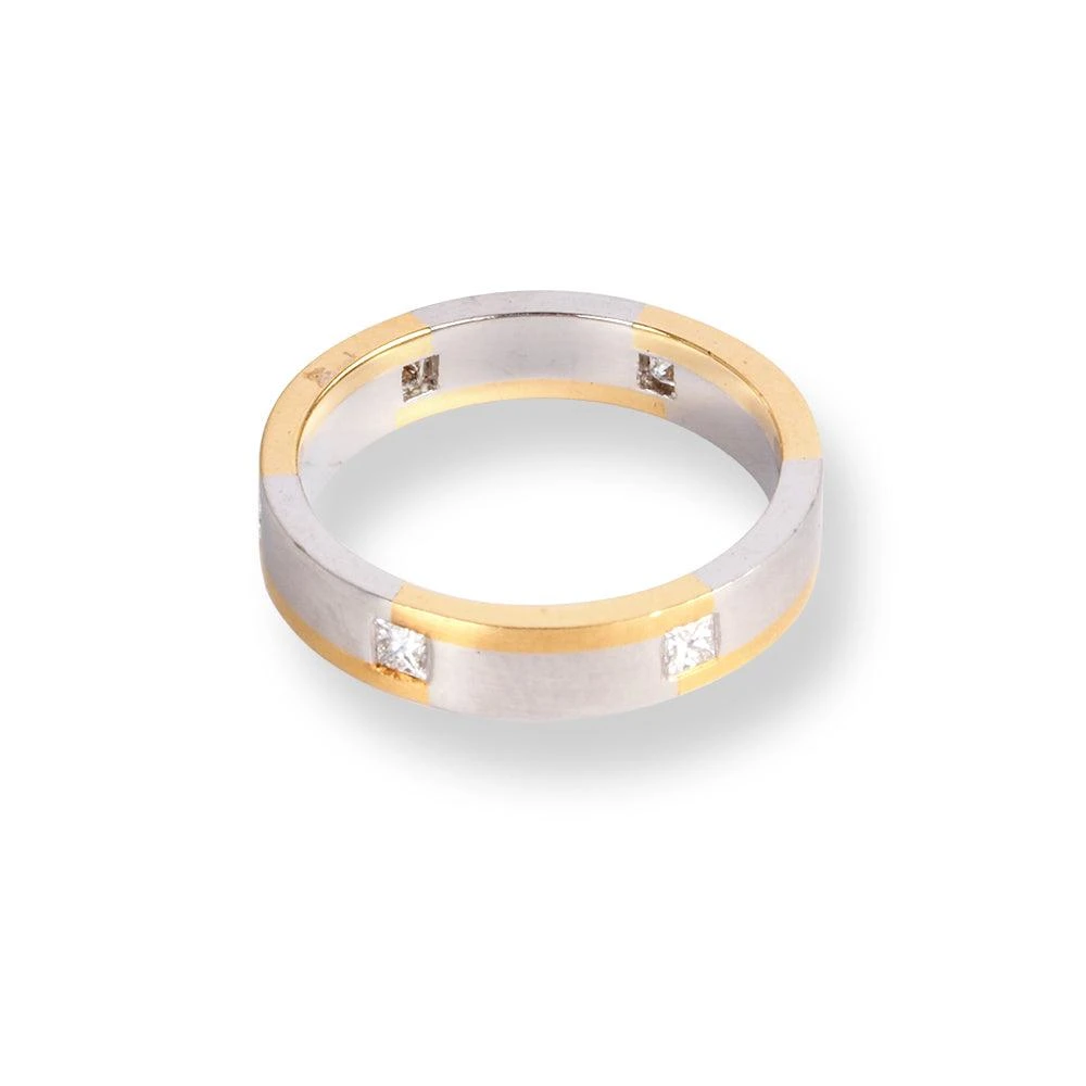 Two Tone Platinum Diamond Ring MXD315 3 Two Tone Platinum Diamond Ring MXD315 - Image 3