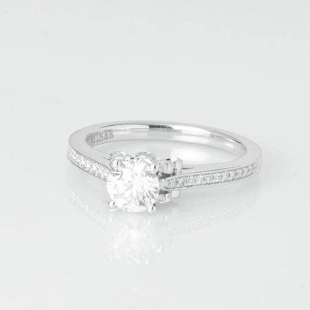 Platinum Diamond Engagement Ring VDRA209SM 2 Platinum Diamond Engagement Ring VDRA209SM - Image 2
