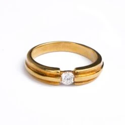 18ct Yellow Gold Diamond Ring YAR4697A