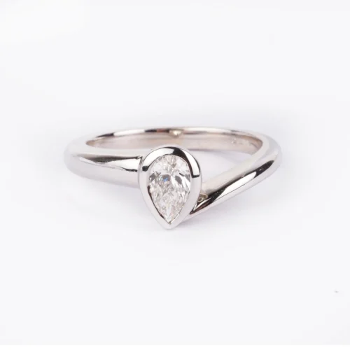 18ct White Gold Diamond Engagement & Wedding Ring Suite ZS08958 -Shiny Jewelry Hub ZS08958 4