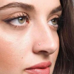 18ct Gold Diamond Screw Back Nose Stud (0.01ct - 0.10ct) -Shiny Jewelry Hub il 1140xN.2633582104 65tj